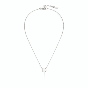 0.29 Carat Lab-Grown Round Brilliant Diamond Necklace in 18K White Gold