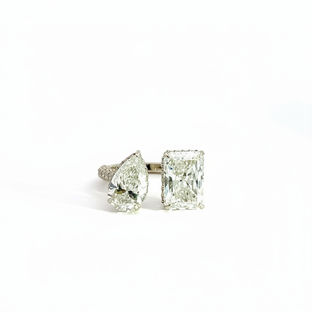14K-WG-LG-RG-CUR COENERED RECTANGULAR MODIFIED SOLITITE 0