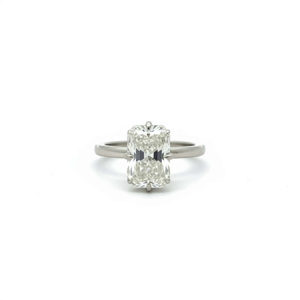 18K-WG-LG-RG-EMERALD SOLITAITE 0