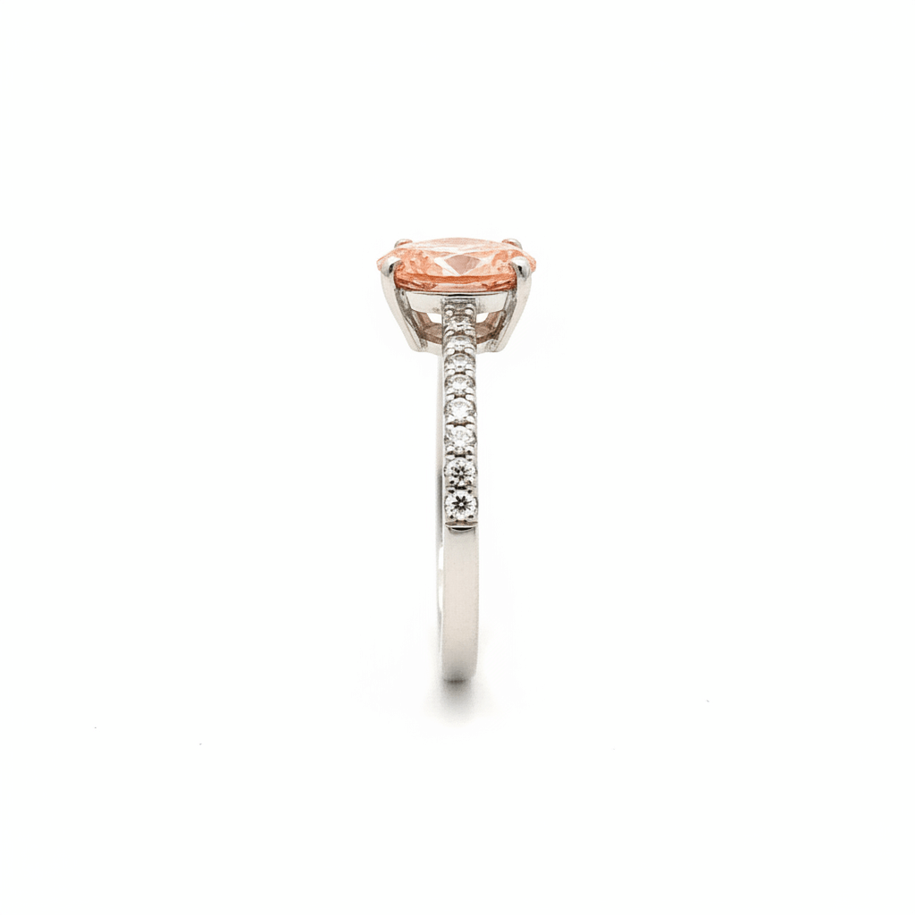 9K- WG- LG-RG- PEAR SOLITAIRE 0
