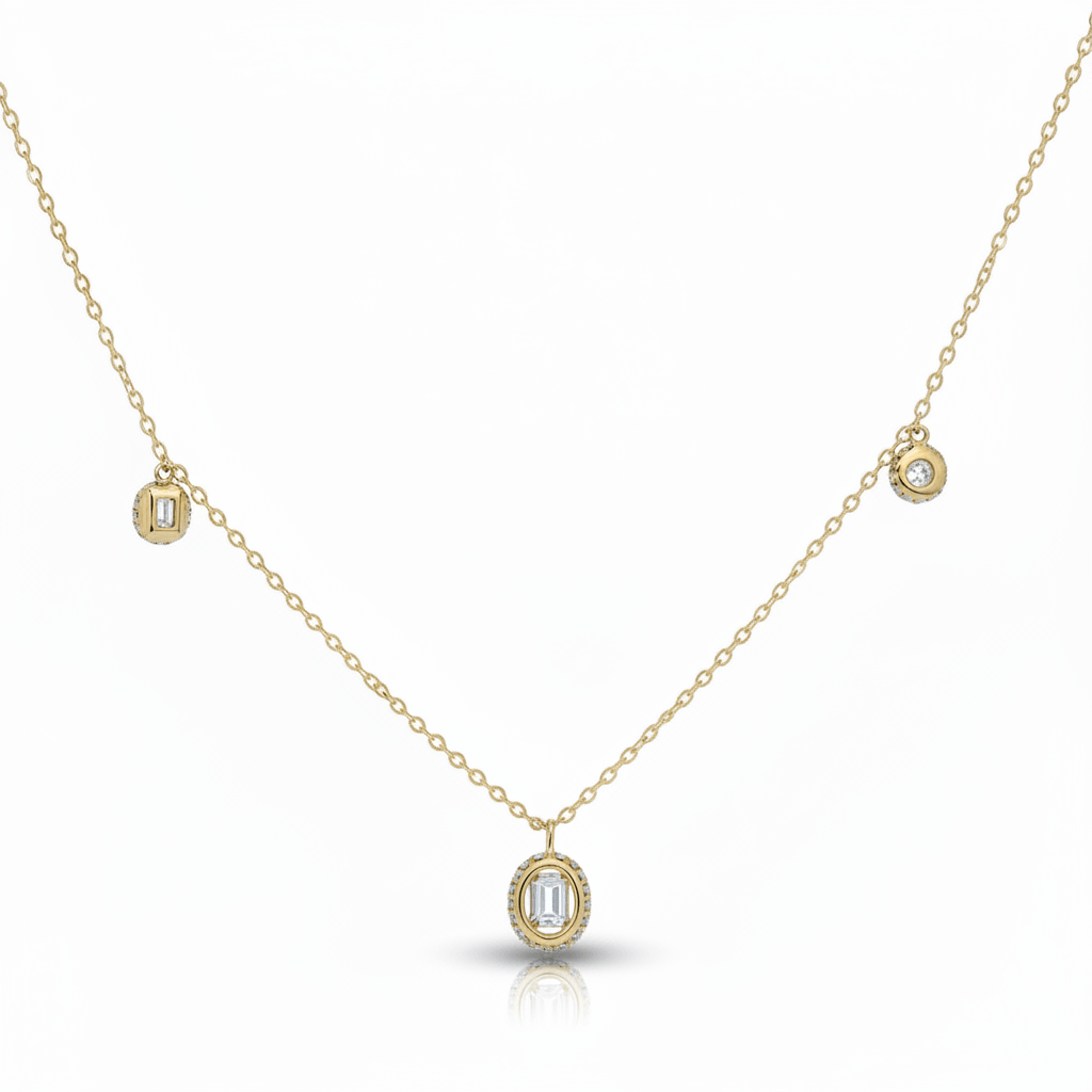 0.40 Carat Lab-Grown Round Brilliant & Baguette (2)