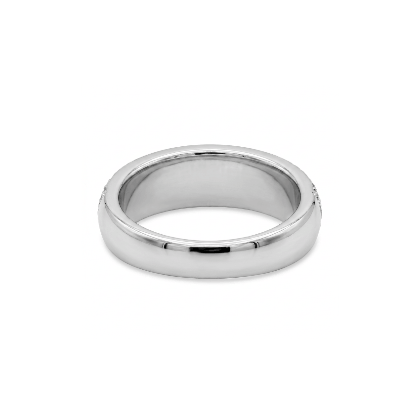 0.70 Carat Lab-Grown Round Diamond Men’s Eternity Band in 9K White Gold (3)