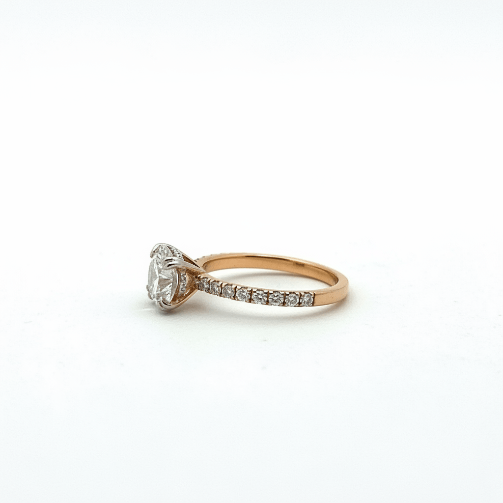 18K-YG-LG-RG-ROUND SOLITAITE 0