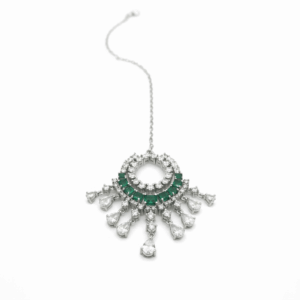 Platinum Tikka in 18K with 1.91 Gram Weight