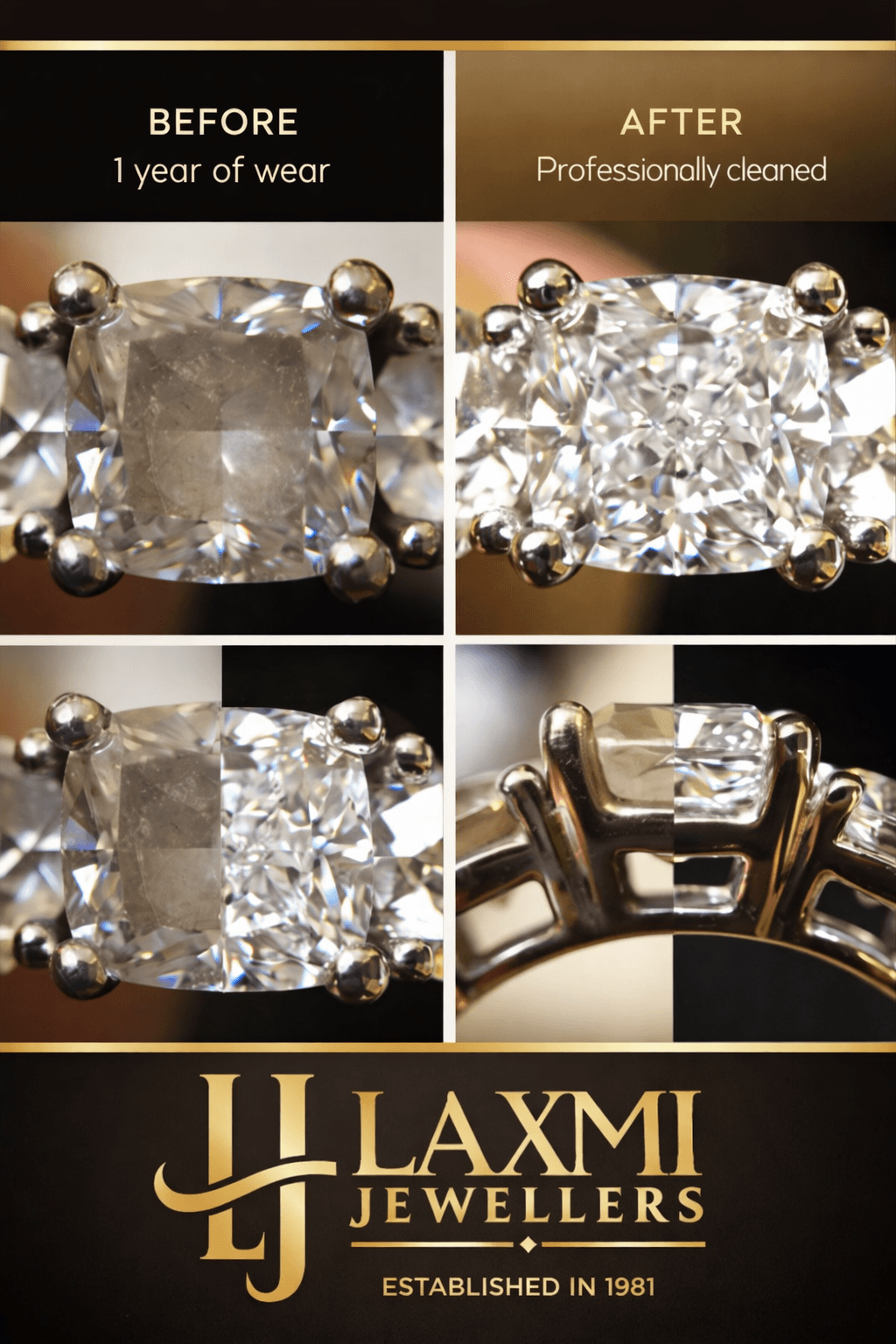 Why regular cleaning is essential for diamond jewellery
