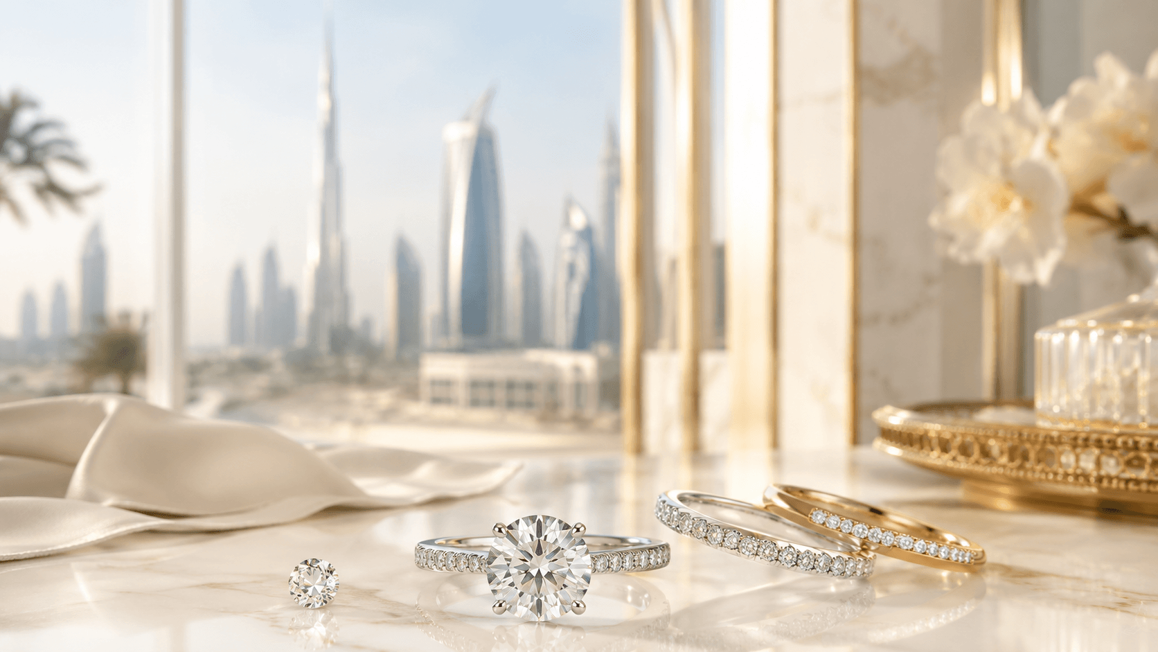 Best diamond shapes for engagement rings in Dubai